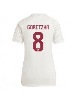 Billige Bayern Munich Leon Goretzka #8 Tredjedrakt Dame 2023-24 Kortermet